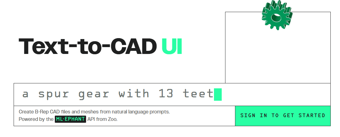 Text to CAD AI